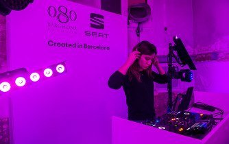 SEAT DJ plays at 080 Fashion week Barcelona