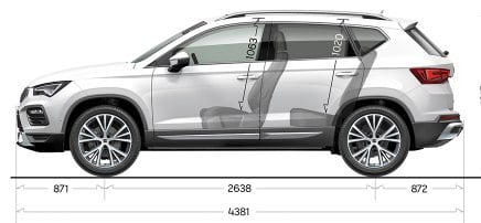 Seat Ateca Dimensioni The Surprising Measurements That Beat Its Rivals - accmi1x