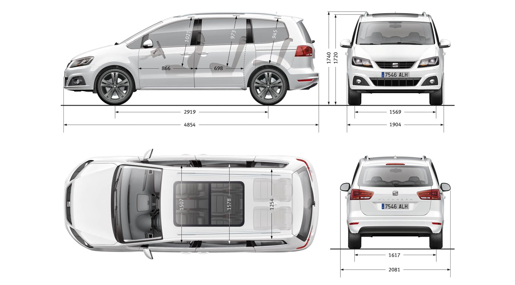 SEAT Specifications Weight