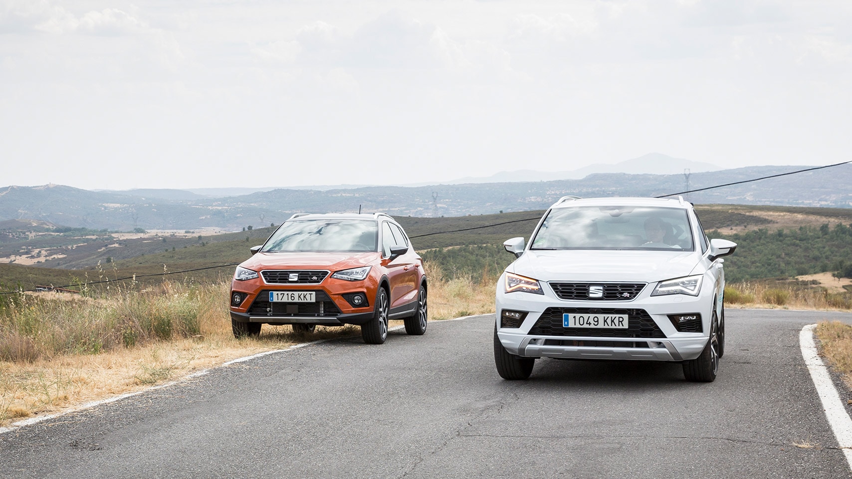 SEAT Ateca and Arona driving road