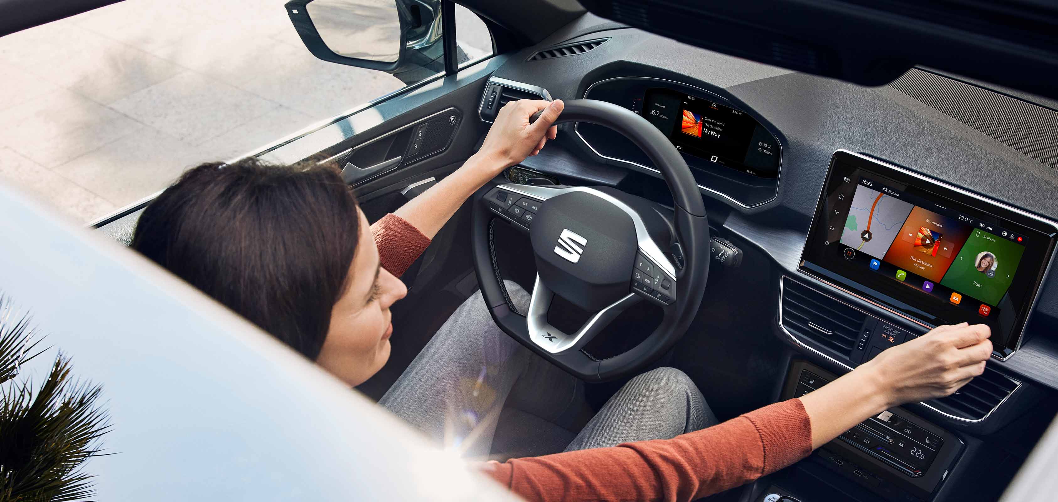 SEAT Tarraco digital cockpit interior view