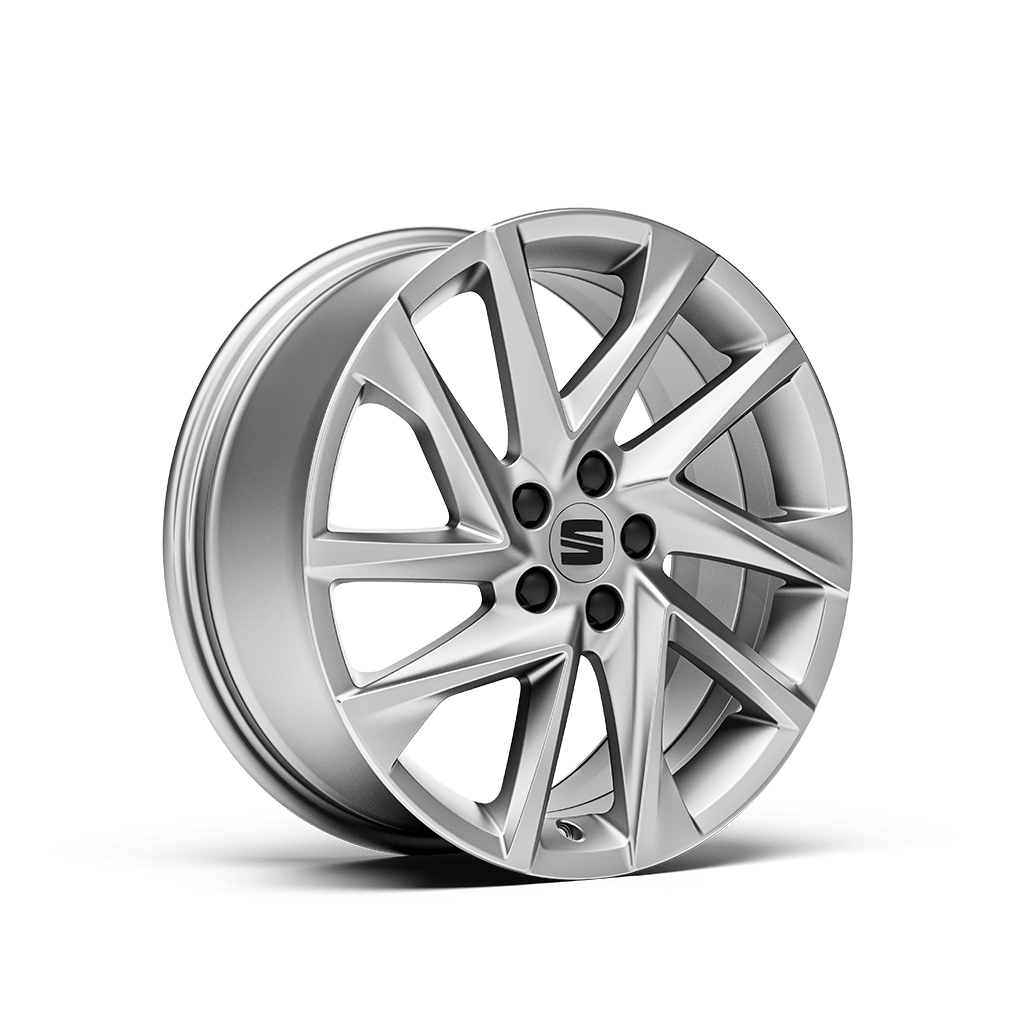 New SEAT Ibiza Dynamic alloy wheel 17 inch Brilliant Silver